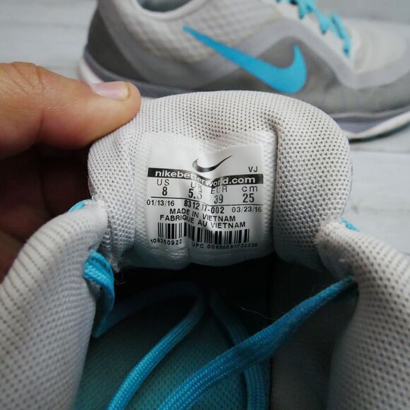 Nike Flex Trainer 6 Womens Sz 8 Blue Gray TR6 Running Shoes Sneakers 831217-002 - Picture 10 of 10